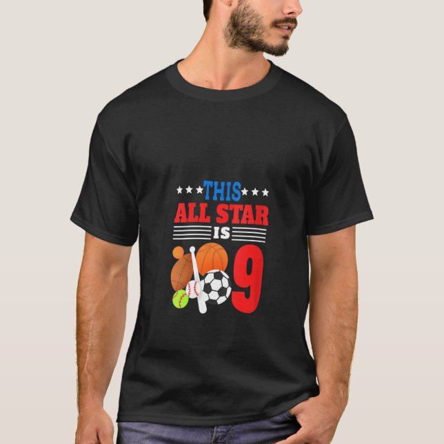 Camiseta As Mulheres Esta Estrela É Nove Engraçada 9º Anive (Frente)