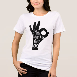 Camiseta As Mulheres Estão Bem Em Não Estar Bem Suicídio De