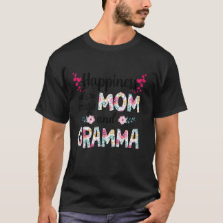 Camiseta As mulheres felicidade é ser mãe e grãozinha