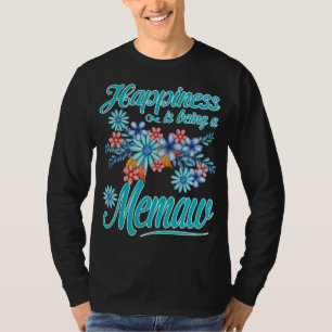 Camiseta As mulheres felicidade é ser um Dia de as mães d