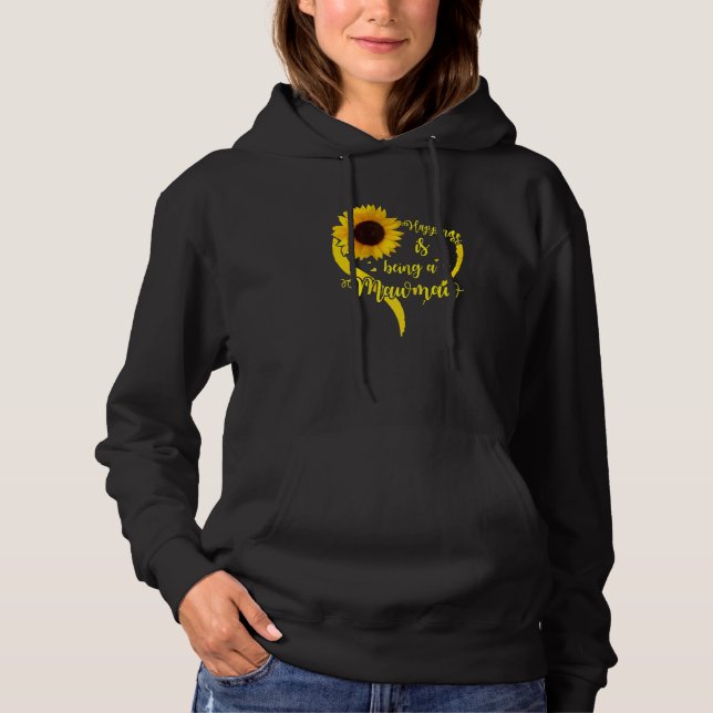 Camiseta As Mulheres Felicidade É Ser Um Girassol. (Frente)