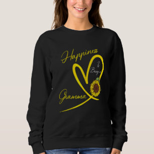 Camiseta As Mulheres Felicidade É Ser Um Gramma Girassol 1
