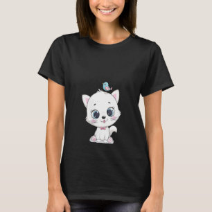Camiseta As Mulheres Gastam Com Olhos Grandes E Pássaros O 