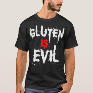 Camiseta As Mulheres Gluten São Mau Engraçadas Gluten Livre