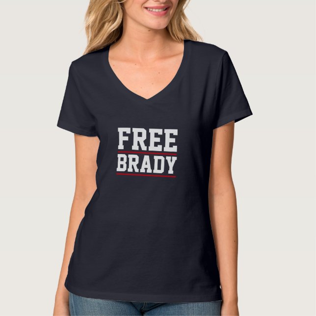 Camiseta As mulheres livram Brady (Frente)