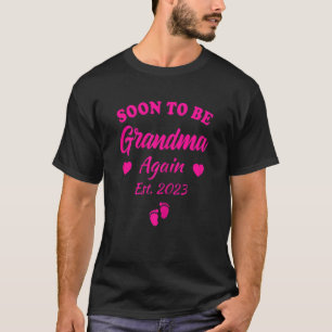 Camiseta As Mulheres Logo Serão Vovó Novamente 2023 Gravide