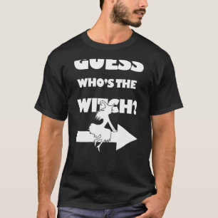 Camiseta As Mulheres Louco No Halloween Adivinham Quem É A