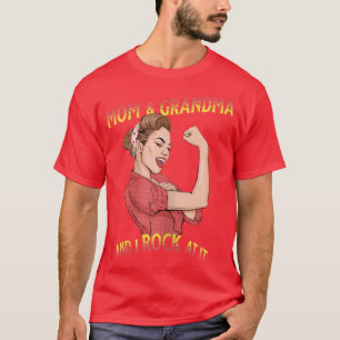 Camiseta As mulheres mãe e vovó, e eu somos felizes