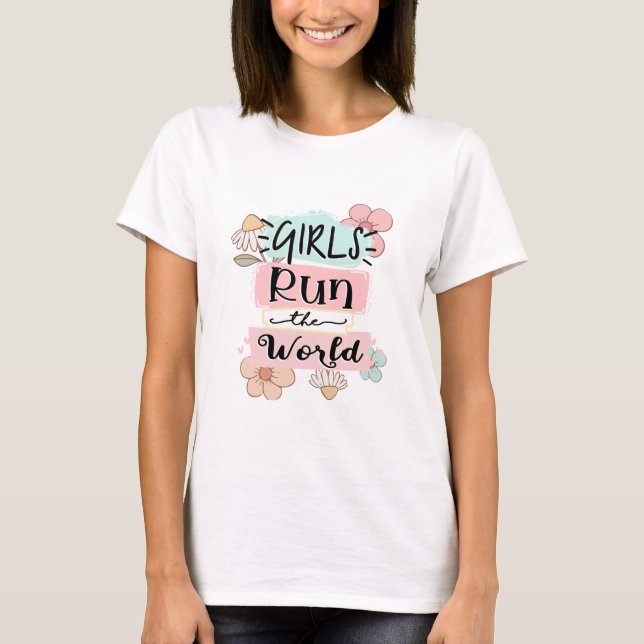 Camiseta As Mulheres Mandam no Mundo (Frente)