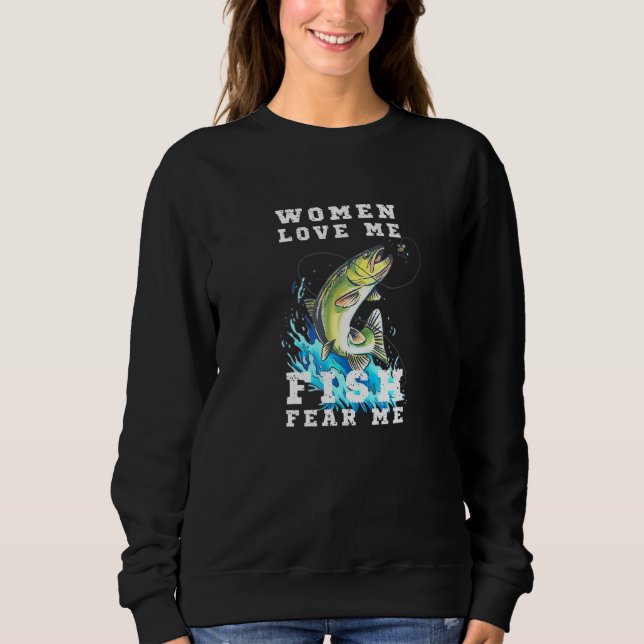 Camiseta As Mulheres Me Ama Peixe Me Medo Aranha Pescadora (Frente)