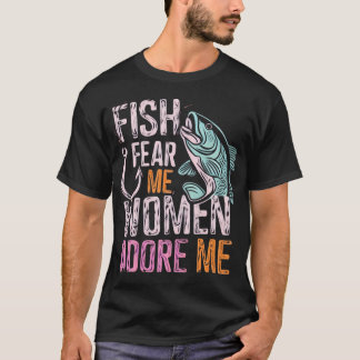 Camiseta As Mulheres Me Querem Peixes Me Temem Presente