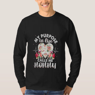 Camiseta As Mulheres Meu Propósito Na Vida Me Chama De Xmas