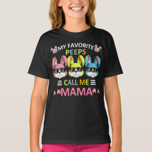 Camiseta As Mulheres Meus Povos Favoritos Me Chamam De Mamã