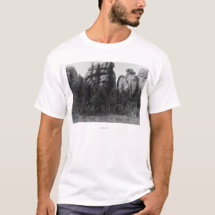Camiseta As mulheres na frente do lago Harney repicam a