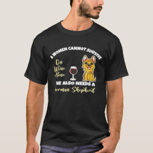 Camiseta As Mulheres Não Podem Sobreviver Apenas Ao German