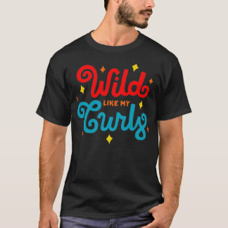 Camiseta As Mulheres Naturais De Cabelo Curly Dão Um Presen