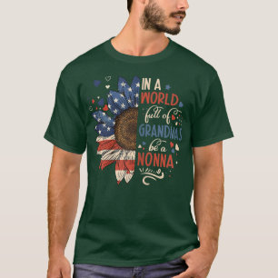 Camiseta As Mulheres Num Cheio Mundial De Avós Sejam Um Sol