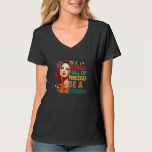 Camiseta As Mulheres Num Cheio Mundial De Princesas São Uma