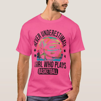Camiseta As Mulheres Nunca Subestimam Uma Menina Que Joga C