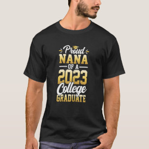 Camiseta As Mulheres Orgulham A Nana De Uma Co-Graduação De