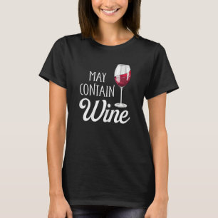 Camiseta As Mulheres Podem Conter Bebendo De Vinho Engraçad