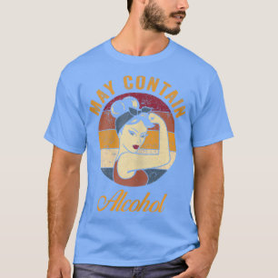 Camiseta As Mulheres Podem Conter Vinho Engraçado Por Álcoo