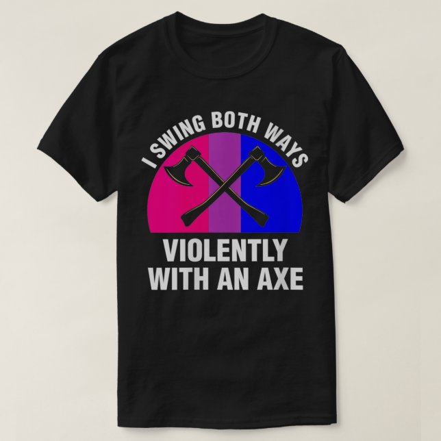 Camiseta As Mulheres Que Balanço De Ambos Os Jeitos Com Vio (Frente do Design)