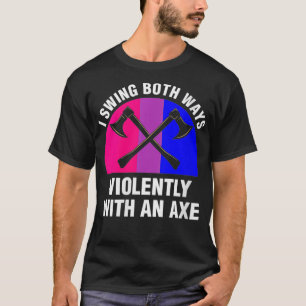Camiseta As Mulheres Que Balanço De Ambos Os Jeitos Com Vio