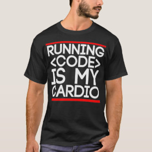 Camiseta As Mulheres Que Estão Usando O Código É Meu Cardio