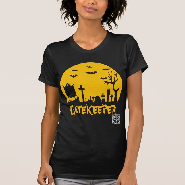 Camiseta As mulheres que guardam o Halloween (Frente)