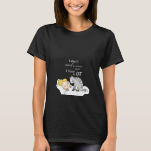 Camiseta As mulheres que não preciso de um relógio de alarm