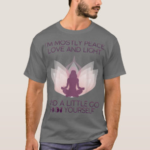 Camiseta As mulheres que sou a maior parte do amor pela paz