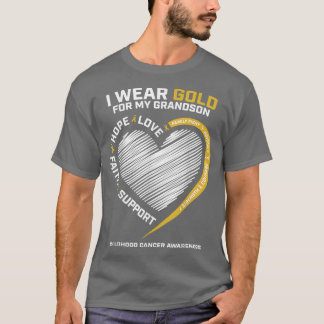 Camiseta As mulheres que Visto Douradas para o meu Cancer d