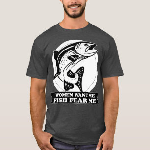 CAMISETA AS MULHERES QUEREM QUE EU PEIXE ME MEDE