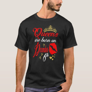 Camiseta As Mulheres Rainhas São Nasceres No 6 Sagitário De
