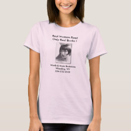 CAMISETA AS MULHERES REAIS LERAM SOMENTE LIVROS REAIS