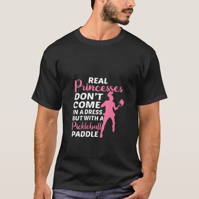 Camiseta As Mulheres Realmente Princesas Com Uma Gi De Pick (Frente)