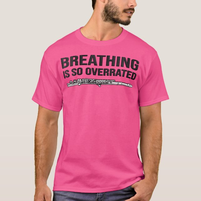 Camiseta As Mulheres Respiram É Uma Ideia De Presente Fluti (Frente)