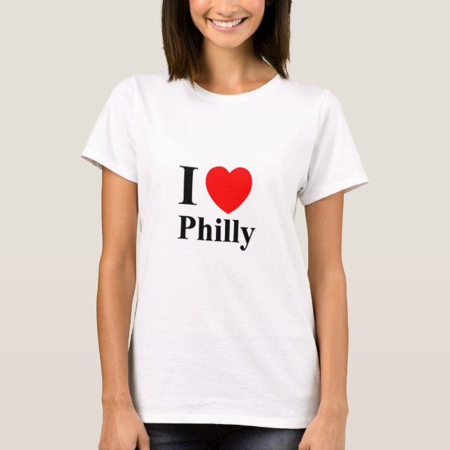 CAMISETA AS MULHERES ' S EU AMO A PARTE SUPERIOR DOS (Frente)
