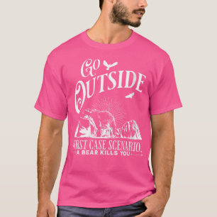 Camiseta As mulheres saem do pior cenário de caso um Matar