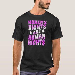 Camiseta As mulheres são a favor dos direitos humanos