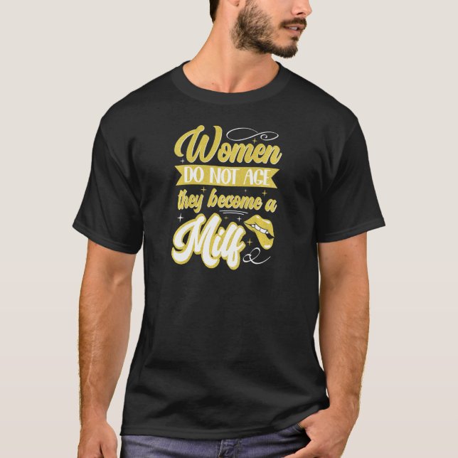 Camiseta As mulheres são as melhores amigas maduras que não (Frente)