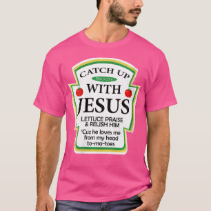 Camiseta As mulheres se reúnem com Jesus Cristo Cristão Eng