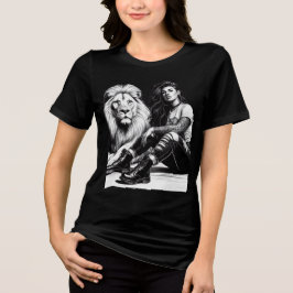 Camiseta As mulheres se vinculam a seu animal espiritual