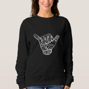 Camiseta As Mulheres Seguem A Mão Sana Polinésia Branca