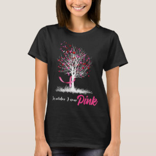 Camiseta As Mulheres Sensibilizam O Cancer, Em Outubro Vest