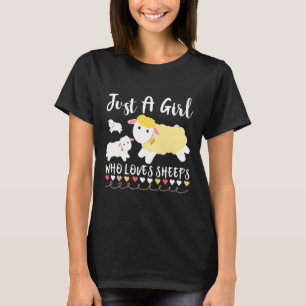 Camiseta As Mulheres Só Adoram As Ovelhas Engraçadas