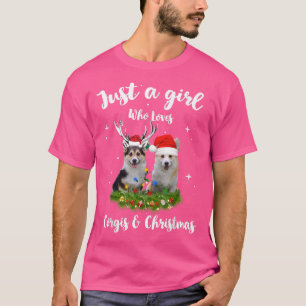 Camiseta As Mulheres Só Adoram Corgis E O Natal
