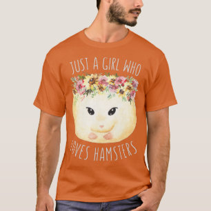 Camiseta As Mulheres Só Adoram Hamsters Floral