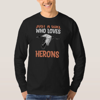 Camiseta As Mulheres Só Adoram Herões Por Um Heron Gi